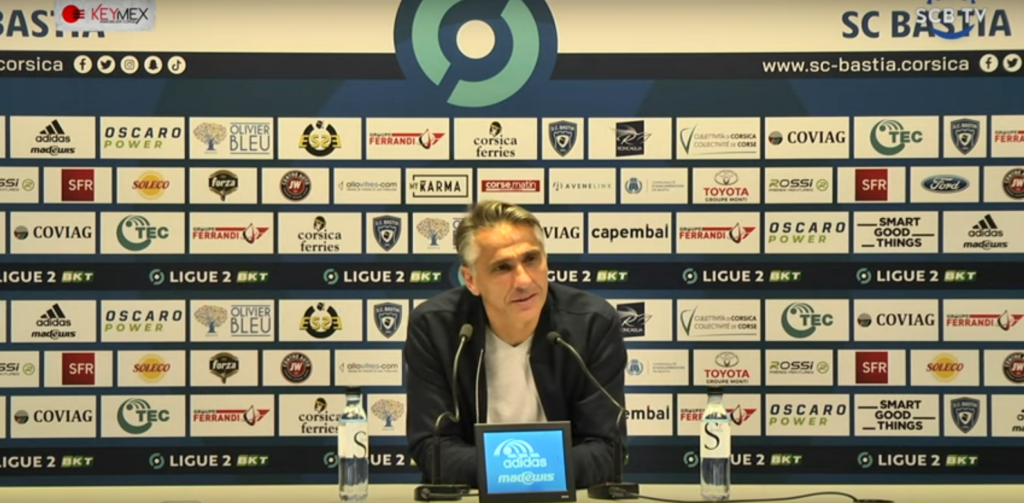 Bastia – Frank Magri qualified in time for the Coupe de France match in Reims!