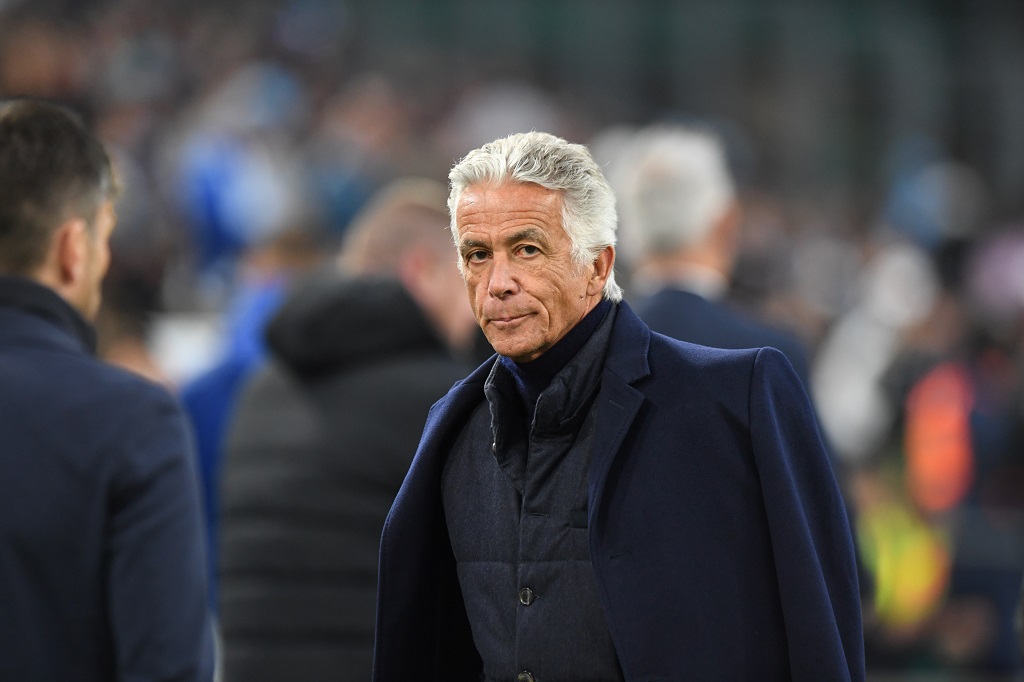 Jean Pierre RIVERE of Nice during the Ligue 1 Uber Eats match between Marseille and Nice at Orange Velodrome on April 24, 2024 in Marseille, France.(Photo by Daniel Derajinski/Icon Sport) - Photo by Icon Sport