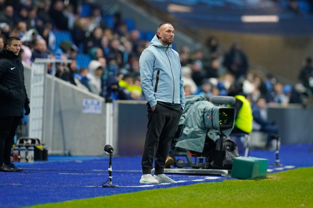 Didier DIGARD Head Coach of Le Havre AC HAC during the Ligue McDonald's match between Le Havre and Nice at Stade Oceane on February 16, 2025 in Paris, France. (Photo by Daniel Derajinski/Icon Sport) - Photo by Icon Sport
