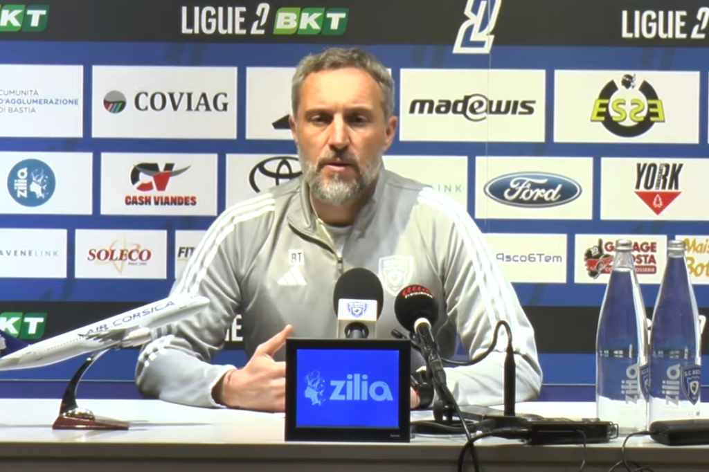 SC Bastia – Benoît Tavenot sur la fin de saison à venir : « C’est hors de question qu’on s’ennuie sur ces sept derniers matchs »
