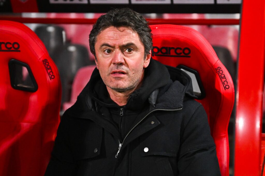 Sylvain RIPOLL head coach of Guingamp during the ligue 2 BKT match between Guingamp and Clermont at Stade du Roudourou on March 7, 2025 in Guingamp, France. (Photo by c) - Photo by Icon Sport