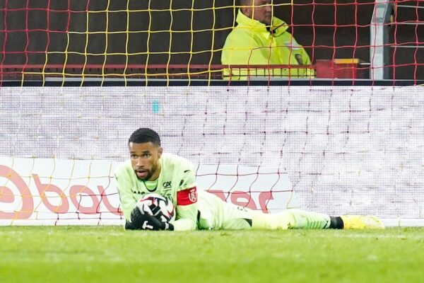 Yehvann DIOUF of Stade de Reims during the Ligue 1 McDonalds match between Lens and Reims at Stade Bollaert-Delelis on April 11, 2025 in Lens, France. (Photo by Daniel Derajinski/Icon Sport) - Photo by Icon Sport