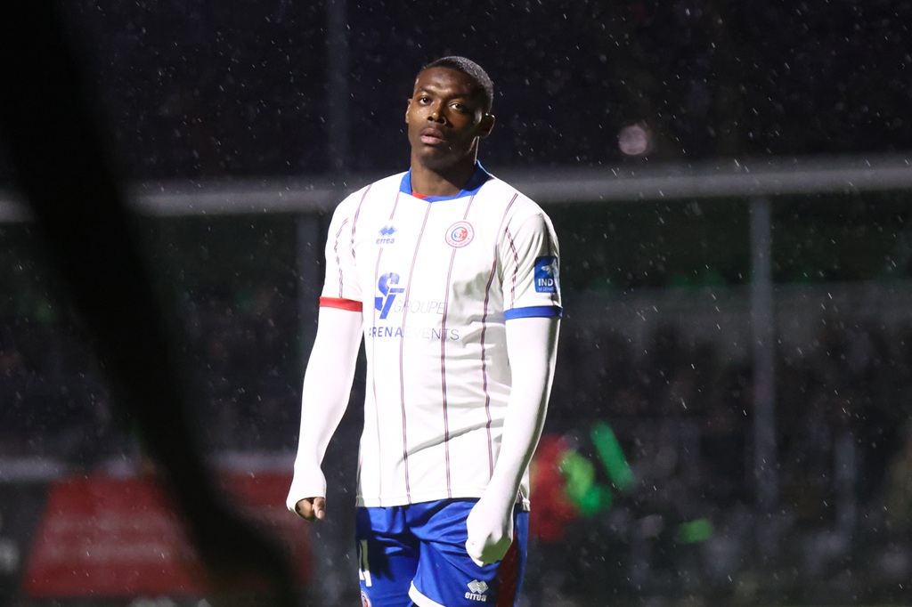 Mathis Clairicia of La Berrichone de Chateauroux during the National match between Paris 13 Atletico and Chateauroux at Stade Pele on March 28, 2025 in Paris, France. (Photo by Kevin Domas/Icon Sport) - Photo by Icon Sport l Nancy