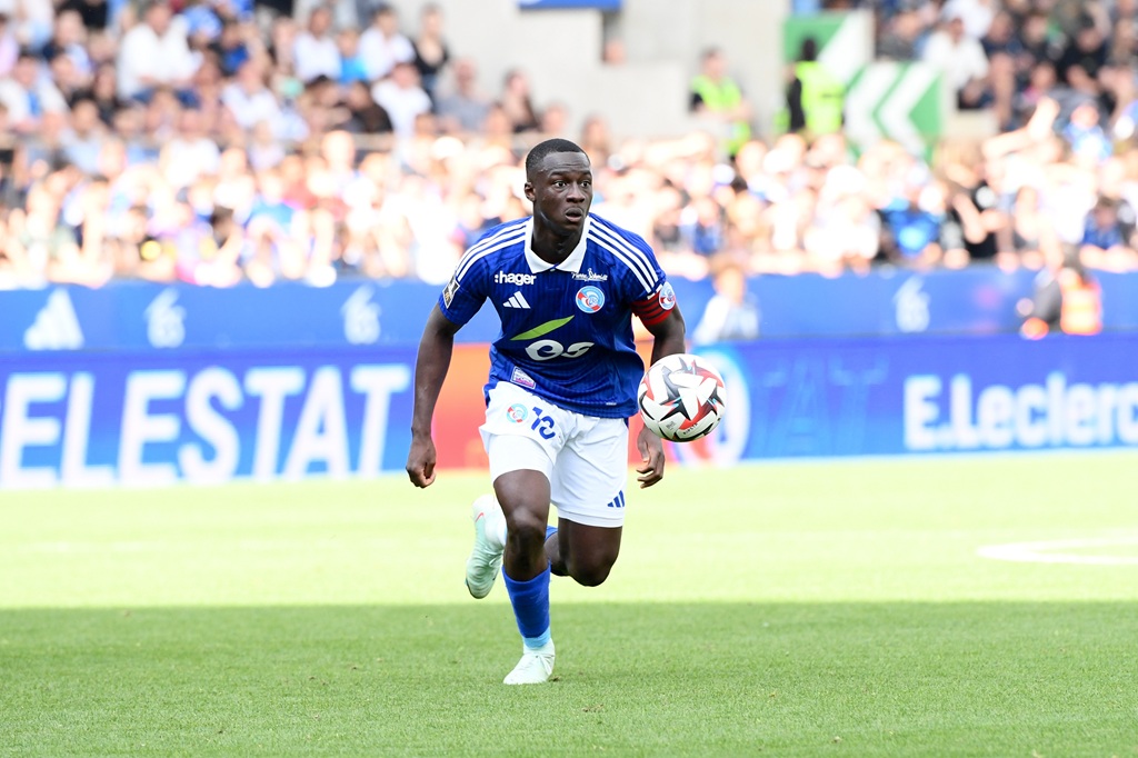 19 Habib DIARRA (rcsa) during the Ligue 1 McDonald's match between Strasbourg and Paris at Stade de la Meinau on May 3, 2025 in Strasbourg, France. (Photo by Philippe Lecoeur/FEP/Icon Sport) - Photo by Icon Sport