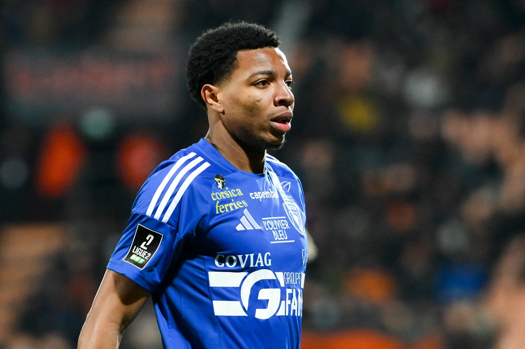 22 Jeremy SEBAS (scb) during the Ligue 2 BKT match between Lorient and Bastia at Stade Yves Allainmat on March 15, 2025 in Lorient, France. (Photo by Christophe Saidi/FEP/Icon Sport) - Photo by Icon Sport